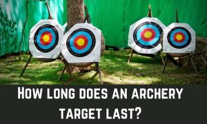 How long does an archery target last