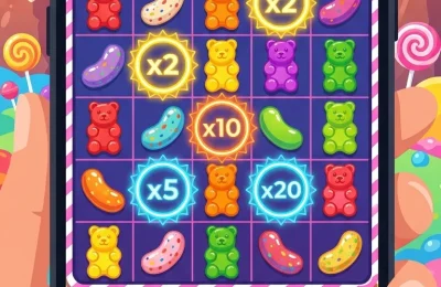 Sugar Rush: caramelos, cascadas y multiplicadores para peruanos